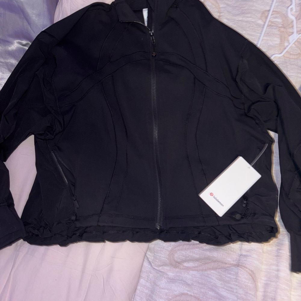 lululemon athletica Black Bomber Jacket